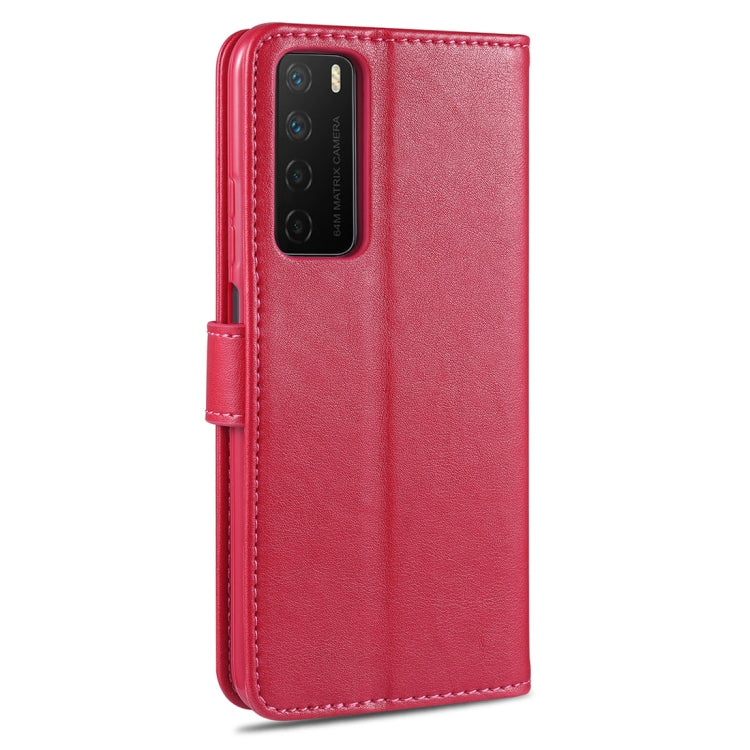 For Huawei Honor Play4 AZNS Sheepskin Texture Horizontal Flip Leather Case with Holder & Card Slots & Wallet