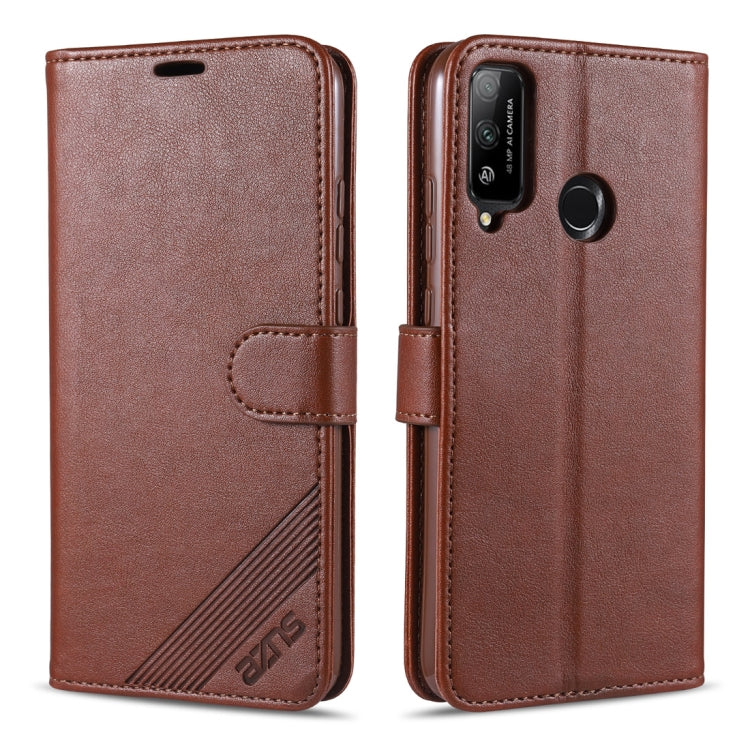 For Huawei Honor Play 4T AZNS Sheepskin Texture Horizontal Flip Leather Case with Holder & Card Slots & Wallet