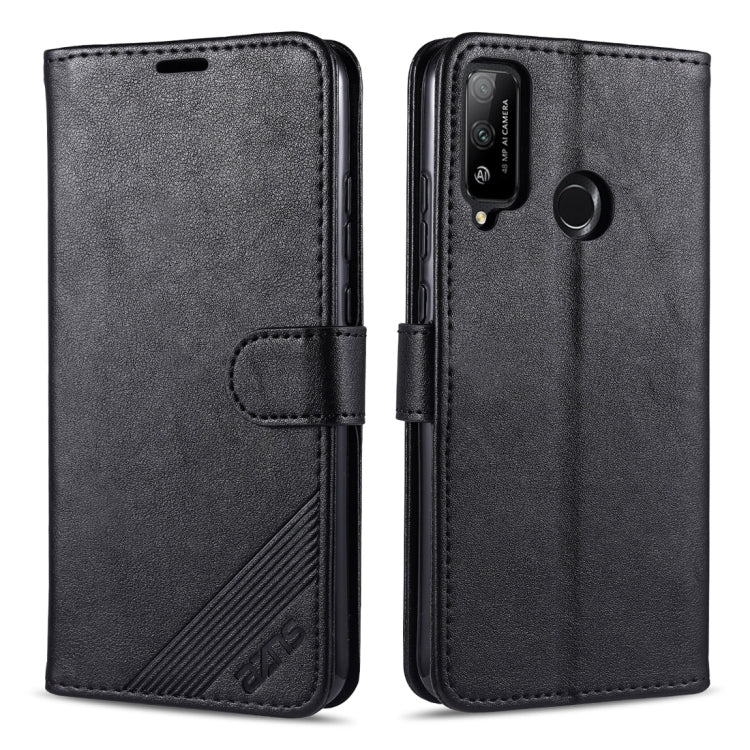 For Huawei Honor Play 4T AZNS Sheepskin Texture Horizontal Flip Leather Case with Holder & Card Slots & Wallet