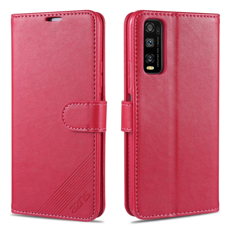 For Vivo Y70s / Y51s AZNS Sheepskin Texture Horizontal Flip Leather Case with Holder & Card Slots & Wallet