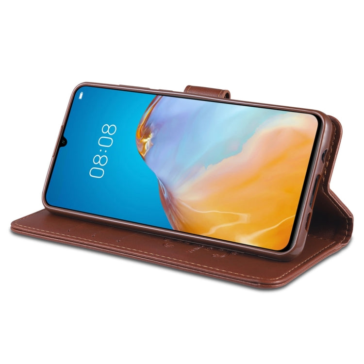 For Xiaomi Mi Note 10 Lite AZNS Sheepskin Texture Horizontal Flip Leather Case with Holder & Card Slots & Wallet