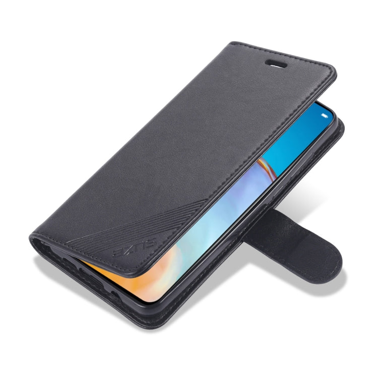 For Xiaomi Mi Note 10 Lite AZNS Sheepskin Texture Horizontal Flip Leather Case with Holder & Card Slots & Wallet