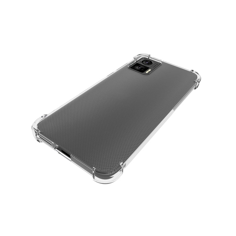For Motorola Edge 30 Neo Shockproof Non-slip Thickening TPU Phone Case - Transparent