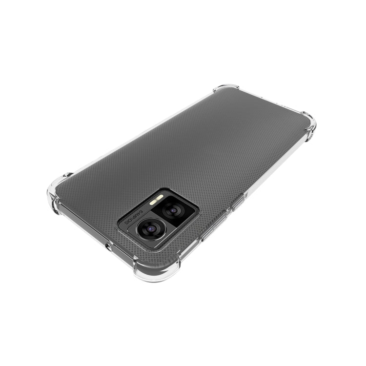 For Motorola Edge 30 Neo Shockproof Non-slip Thickening TPU Phone Case - Transparent