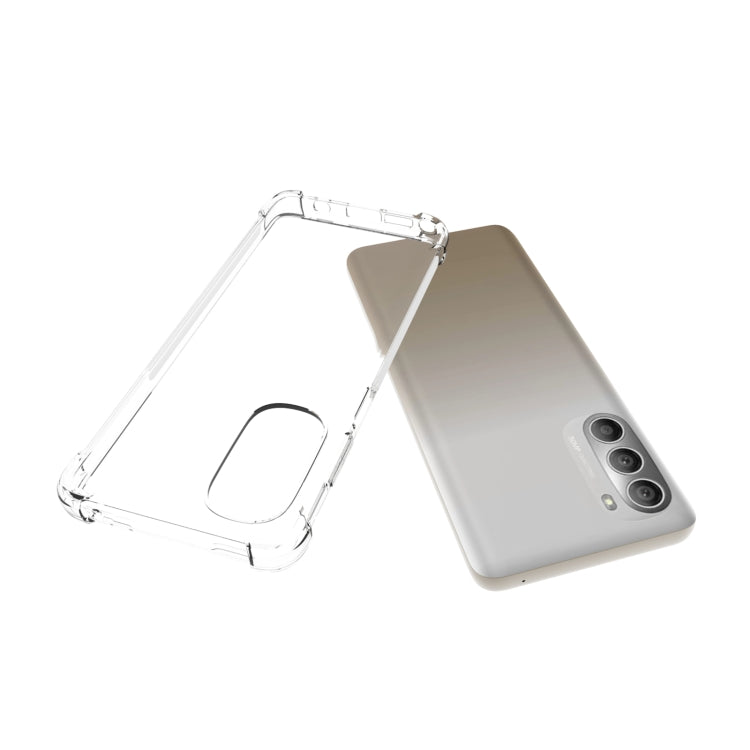 For Motorola Moto G Stylus 5G 2022 Shockproof Non-slip Thickening TPU Phone Case - Transparent