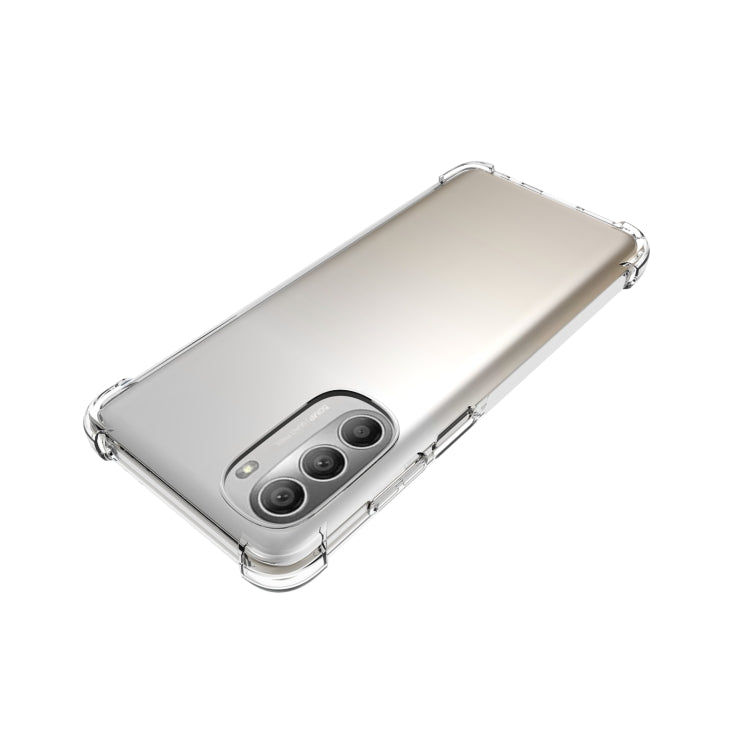 For Motorola Moto G Stylus 5G 2022 Shockproof Non-slip Thickening TPU Phone Case - Transparent