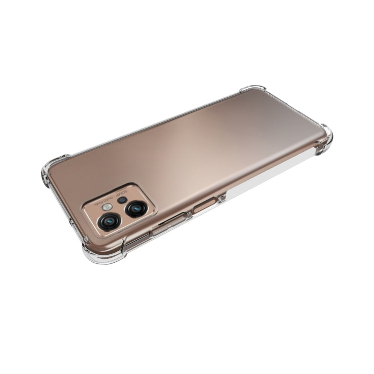 For Motorola Moto G32 Shockproof Non-slip Thickening TPU Phone Case - Transparent