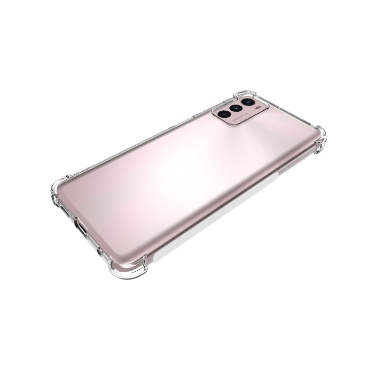 For Motorola Moto G42 4G Shockproof Non-slip Thickening TPU Phone Case - Transparent