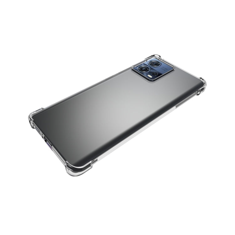 For Motorola Moto S30 Pro Shockproof Non-slip Thickening TPU Phone Case - Transparent