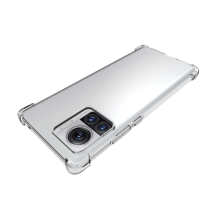 For Motorola Moto X30 Pro Shockproof Non-slip Thickening TPU Phone Case - Transparent