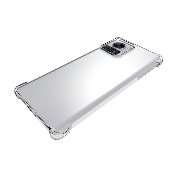 For Motorola Moto X30 Pro Shockproof Non-slip Thickening TPU Phone Case - Transparent