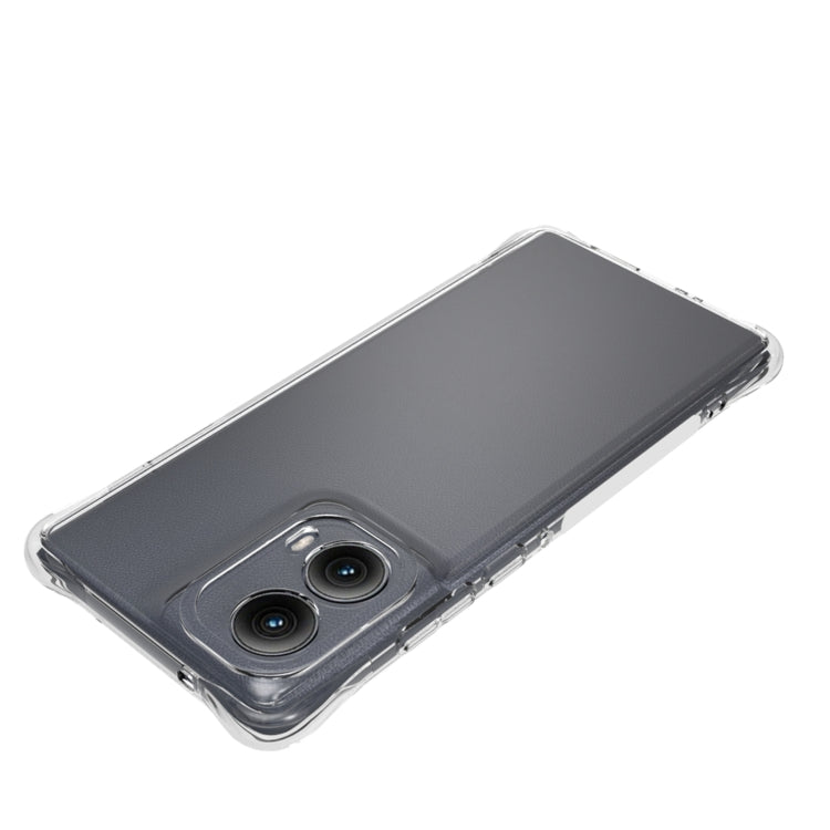 For Motorola Edge 5G 2024 Shockproof Non-slip Thickening TPU Phone Case - Transparent