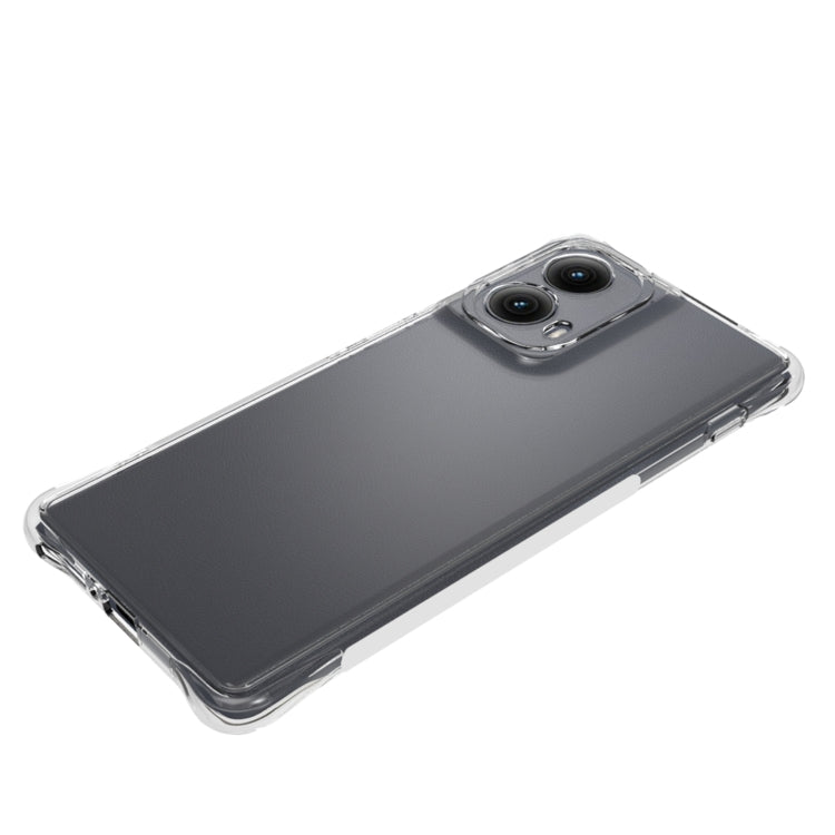 For Motorola Edge 5G 2024 Shockproof Non-slip Thickening TPU Phone Case - Transparent