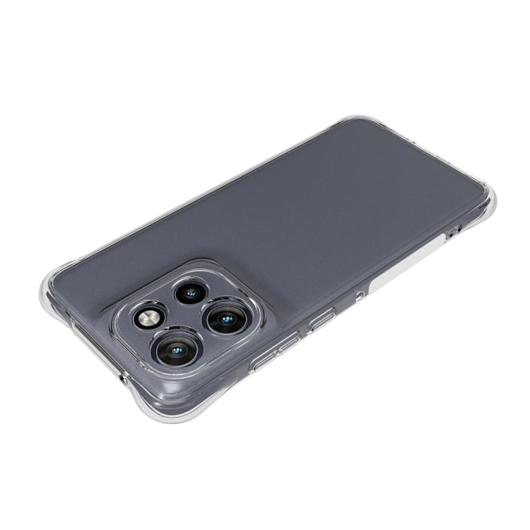 For Motorola Edge 50 Neo 5G Shockproof Non-slip Thickening TPU Phone Case - Transparent