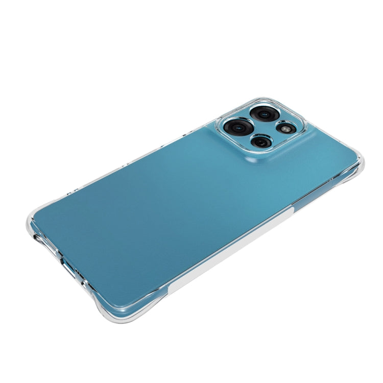 For Motorola Moto G75 5G Shockproof Non-slip Thickening TPU Phone Case - Transparent
