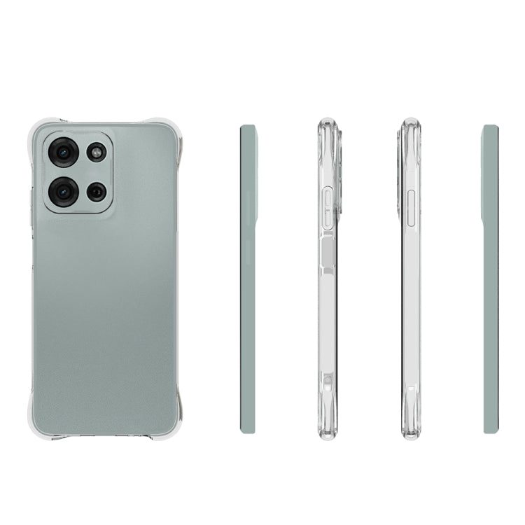 For Motorola Moto G Play 4G 2025 Shockproof Non-slip Thickening TPU Phone Case - Transparent