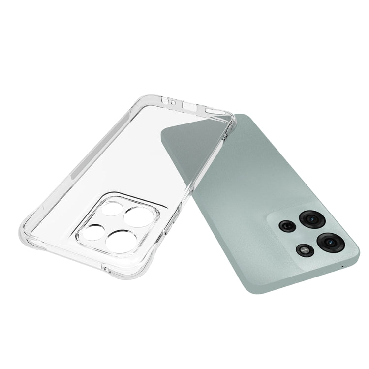 For Motorola Moto G Play 4G 2025 Shockproof Non-slip Thickening TPU Phone Case - Transparent