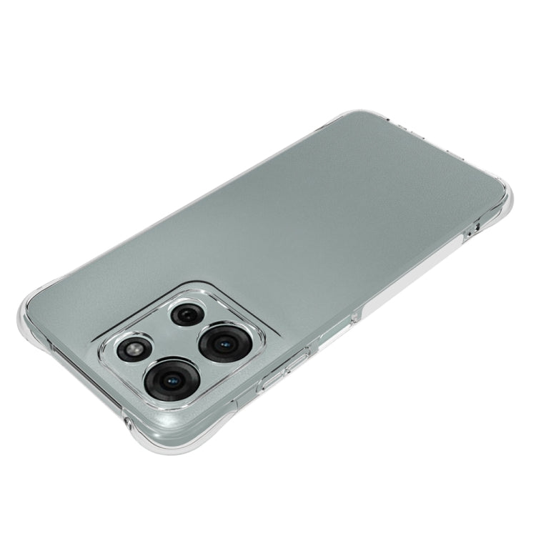 For Motorola Moto G Play 4G 2025 Shockproof Non-slip Thickening TPU Phone Case - Transparent