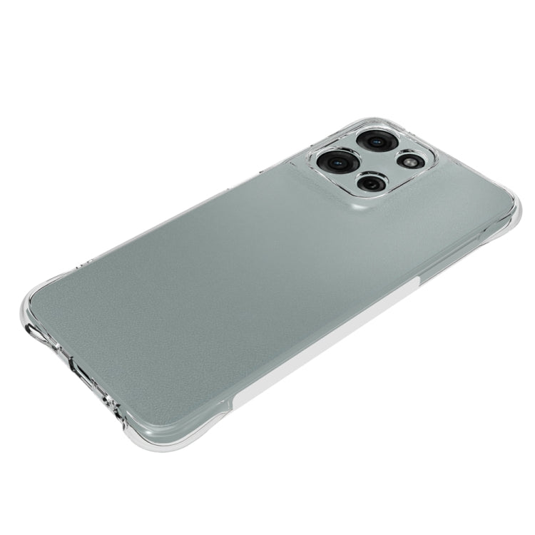 For Motorola Moto G Play 4G 2025 Shockproof Non-slip Thickening TPU Phone Case - Transparent