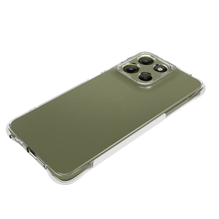 For Motorola Moto G15 4G Shockproof Non-slip Thickening TPU Phone Case - Transparent