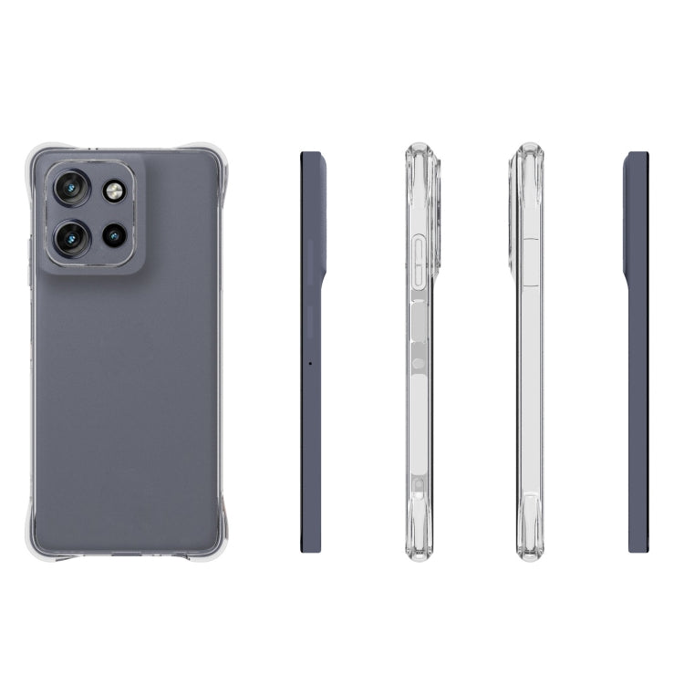 For Motorola Moto G Power 5G 2025 Shockproof Non-slip Thickening TPU Phone Case - Transparent