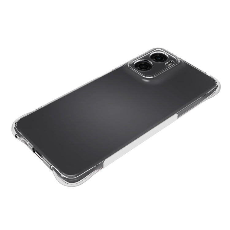 For Motorola Moto G05 4G Shockproof Non-slip Thickening TPU Phone Case - Transparent