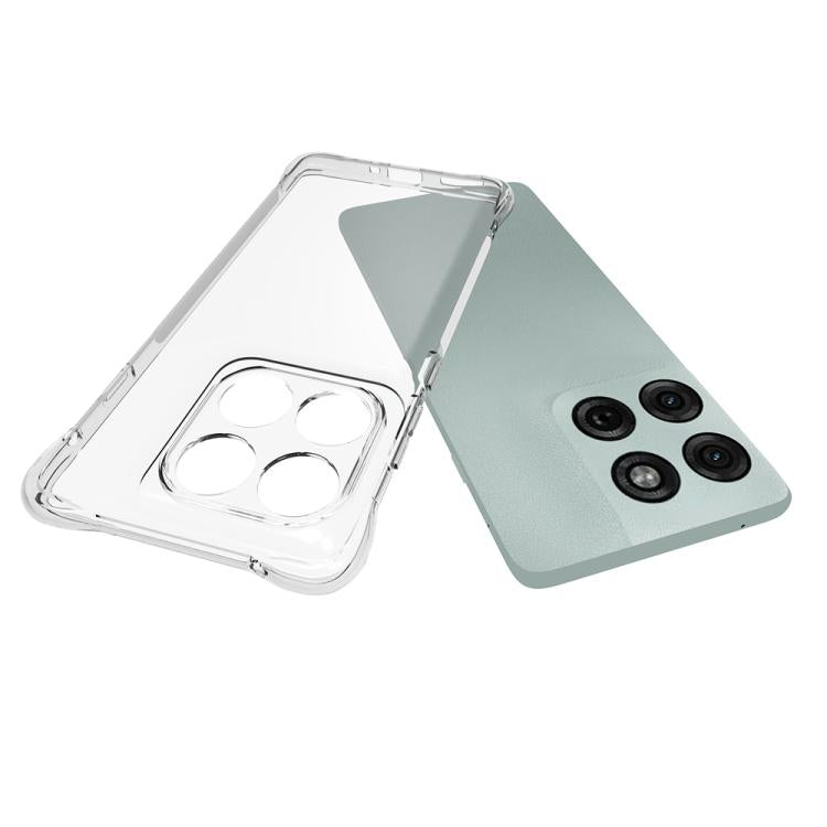 For Motorola Edge 5G 2025 Shockproof Non-slip Thickening TPU Phone Case - Transparent