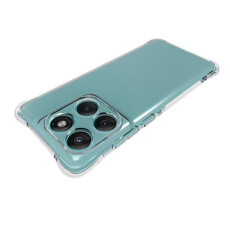 For Motorola Edge 60 Fusion Shockproof Non-slip Thickening TPU Phone Case - Transparent