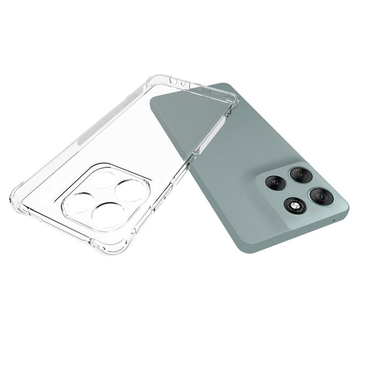 For Motorola Moto G56 5G Shockproof Non-slip Thickening TPU Phone Case - Transparent