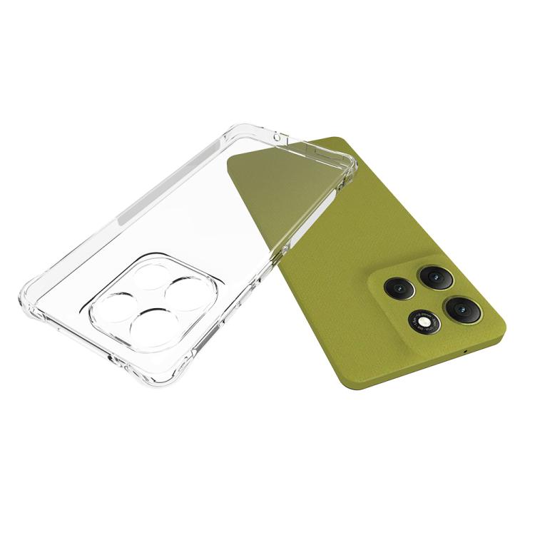 For Motorola Moto G86 5G Shockproof Non-slip Thickening TPU Phone Case - Transparent