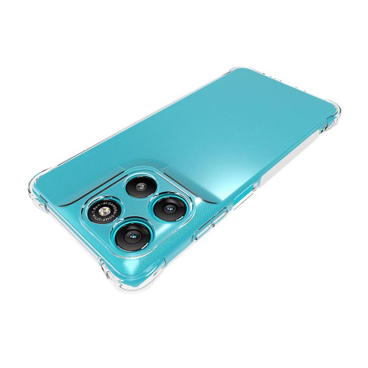 For Motorola Moto G100 5G Shockproof Non-slip Thickening TPU Phone Case - Transparent