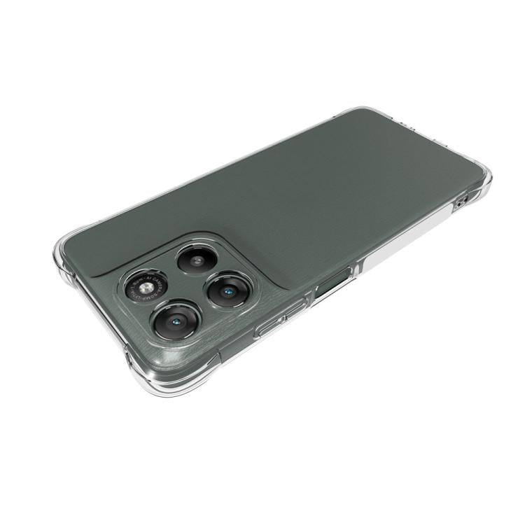 For Motorola Moto G67 Power 5G Shockproof Non-slip Thickening TPU Phone Case - Transparent