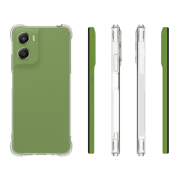 For Motorola Moto G06 4G Shockproof Non-slip Thickening TPU Phone Case - Transparent