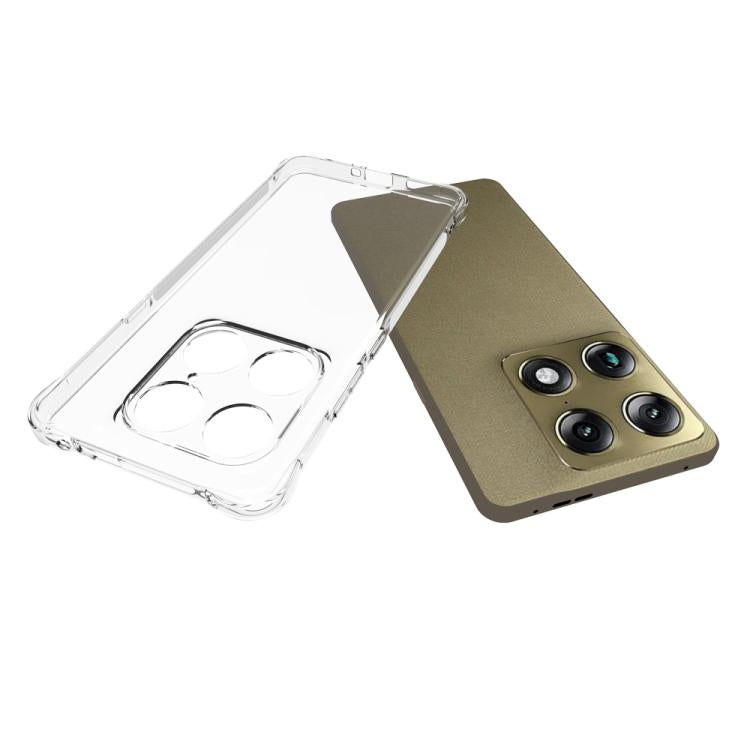 For Motorola Signature 5G Shockproof Non-slip Thickening TPU Phone Case - Transparent