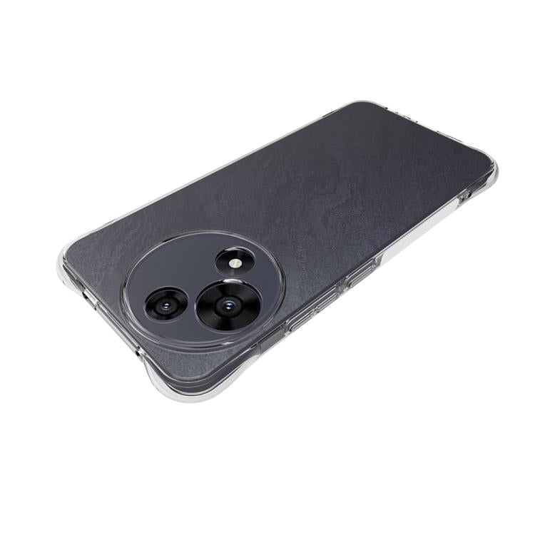 For TCL 60R 5G Shockproof Non-slip Thickening TPU Phone Case - Transparent