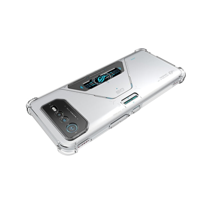 For Asus ROG Phone 6 Pro Shockproof Non-slip Thickening TPU Phone Case - Transparent