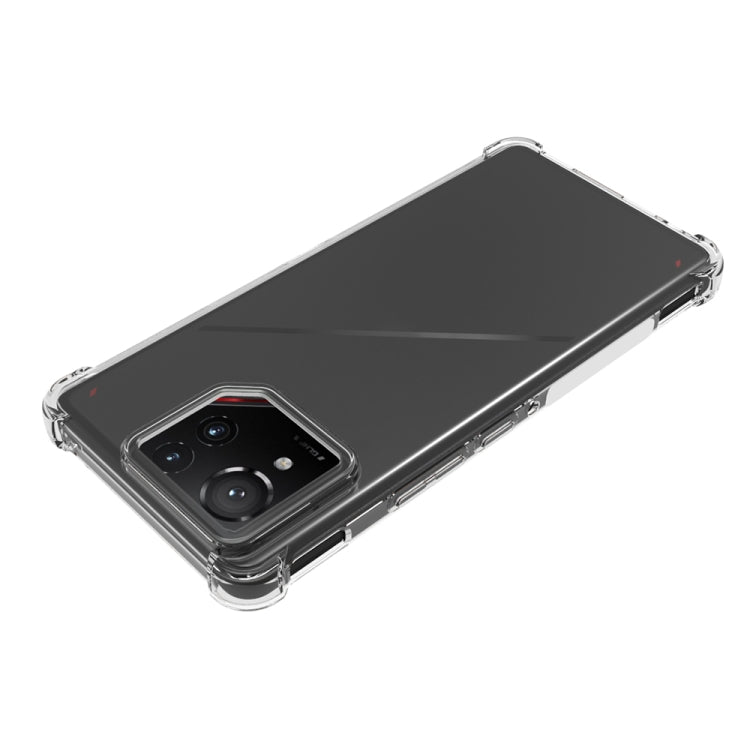 For Asus ROG Phone 9 / 9 Pro Shockproof Non-slip Thickening TPU Phone Case - Transparent