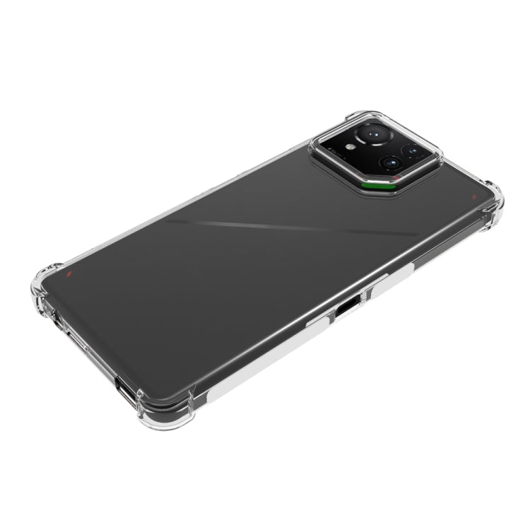 For Asus ROG Phone 9 / 9 Pro Shockproof Non-slip Thickening TPU Phone Case - Transparent