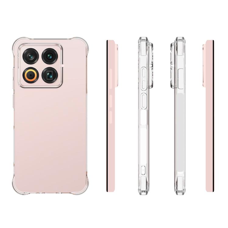 For Meizu 22 5G Shockproof Non-slip Thickening TPU Phone Case - Transparent