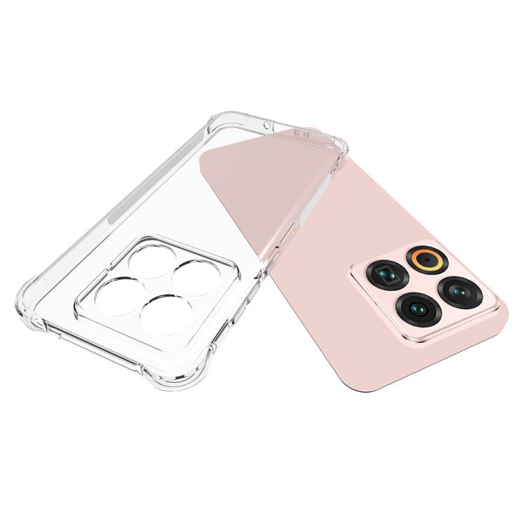For Meizu 22 5G Shockproof Non-slip Thickening TPU Phone Case - Transparent