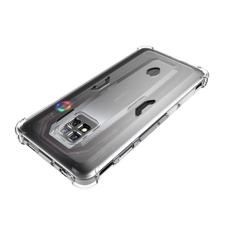 For ZTE nubia Red Magic 7 Pro Shockproof Non-slip Thickening TPU Phone Case - Transparent
