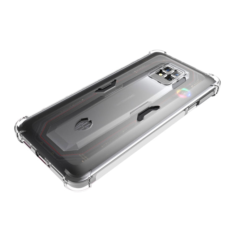 For ZTE nubia Red Magic 7 Pro Shockproof Non-slip Thickening TPU Phone Case - Transparent