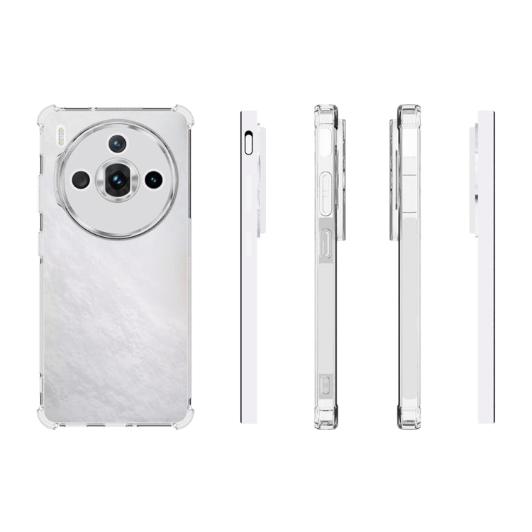 For ZTE nubia Z60S Pro Shockproof Non-slip Thickening TPU Phone Case - Transparent