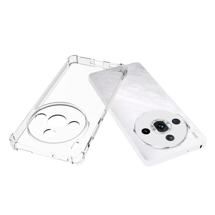 For ZTE nubia Z60S Pro Shockproof Non-slip Thickening TPU Phone Case - Transparent