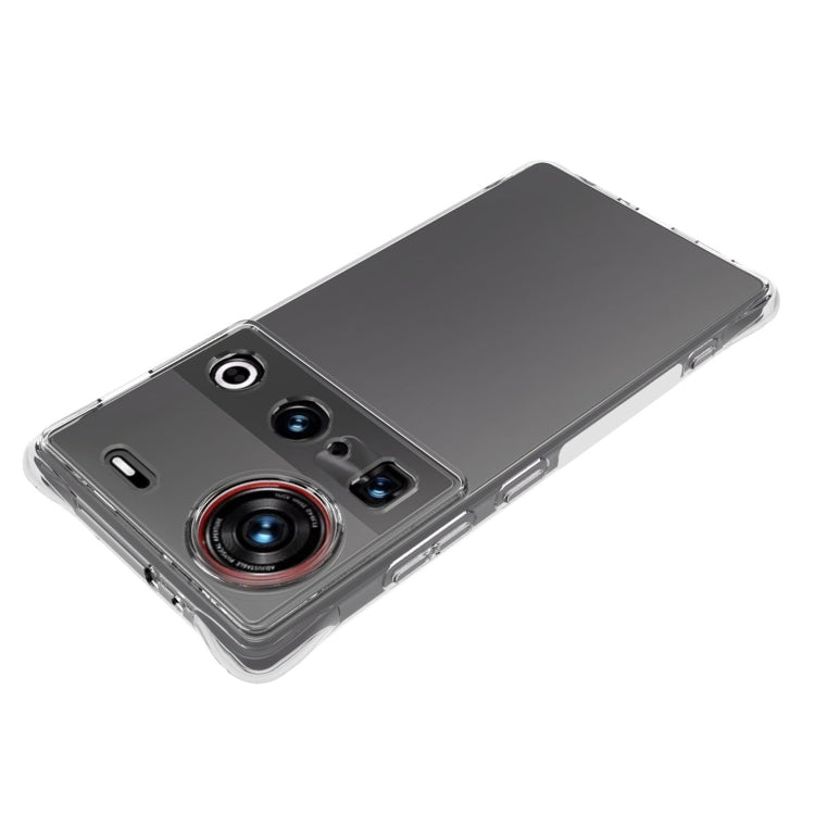 For ZTE nubia Z70 Ultra Shockproof Non-slip Thickening TPU Phone Case - Transparent