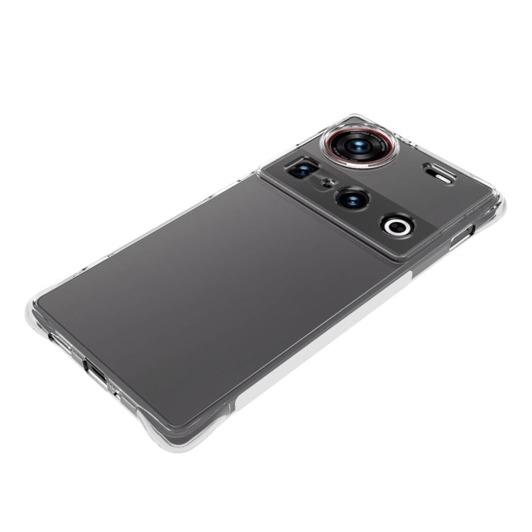 For ZTE nubia Z70 Ultra Shockproof Non-slip Thickening TPU Phone Case - Transparent