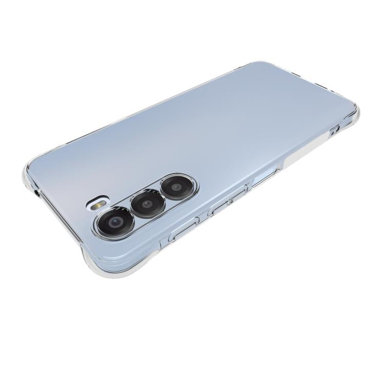 For ZTE nubia S 5G Shockproof Non-slip Thickening TPU Phone Case - Transparent
