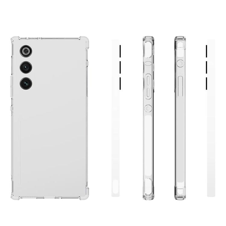 For ZTE nubia Red Magic 10 Air Shockproof Non-slip Thickening TPU Phone Case - Transparent