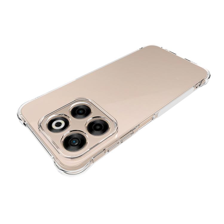 For ZTE Axon 70 / Blade V70 Shockproof Non-slip Thickening TPU Phone Case - Transparent