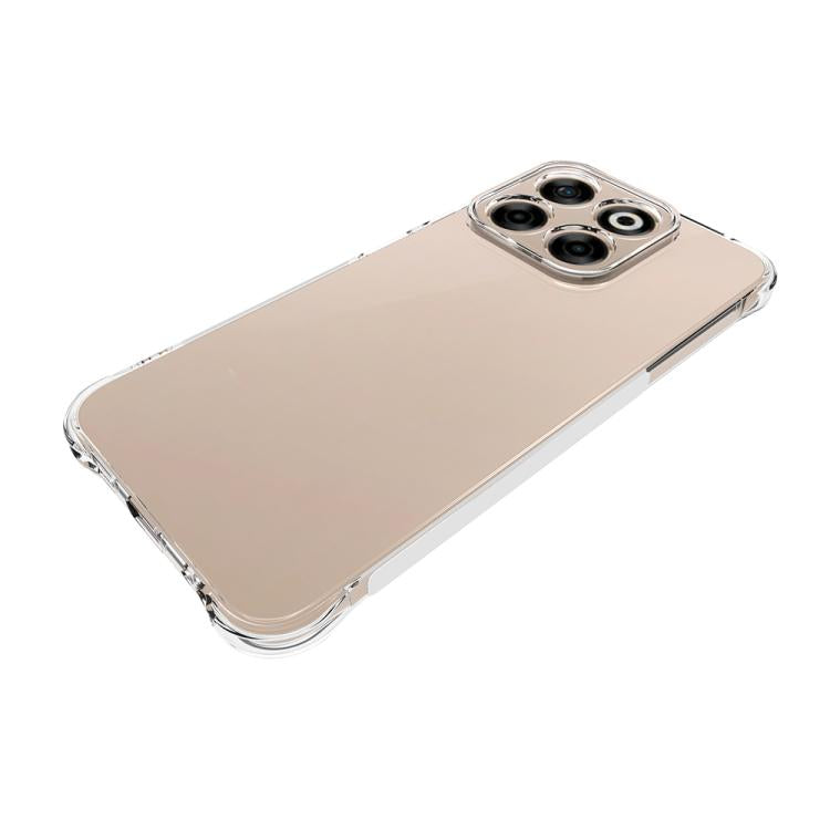 For ZTE Axon 70 / Blade V70 Shockproof Non-slip Thickening TPU Phone Case - Transparent